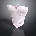 Underwear Bra Full Cup Bra Strapless Bra Silk Cotton Padded Bra Traceless Bra 3d model