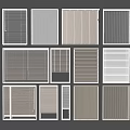 Various Window Blinds With Different Styles And Color Options For Home Decor