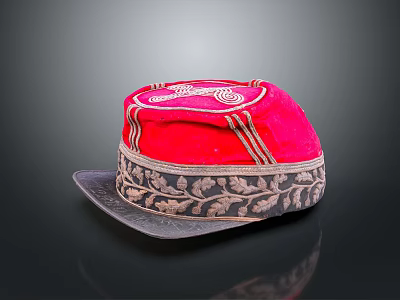 modern hat military cap foreign military cap 3d model