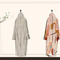 Bathrobe combination 3d model