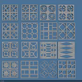 Lattice Windows Various Intricate Decorative Patterns With Traditional Ornamental Grilles And Designs