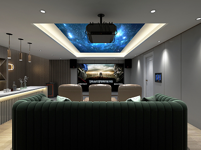 modern video room model