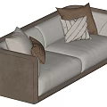 Double sofa 3d model