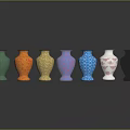 Stylish Furniture Decorative Vases in Diverse Colors and Patterns for Home Interior