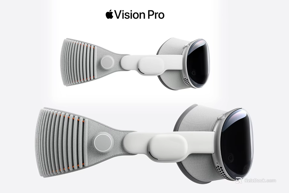 Apple Vision Pro Mixed Reality Headset With Sleek Design And Advanced Features 3d model 
