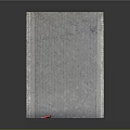 Gray Herringbone Pattern Slab With Smooth Surface White Border And Red Object