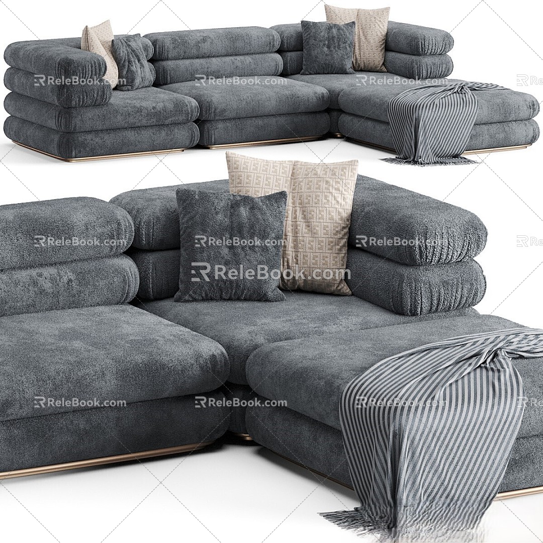 Fendi Multiplayer Sofa 3d model