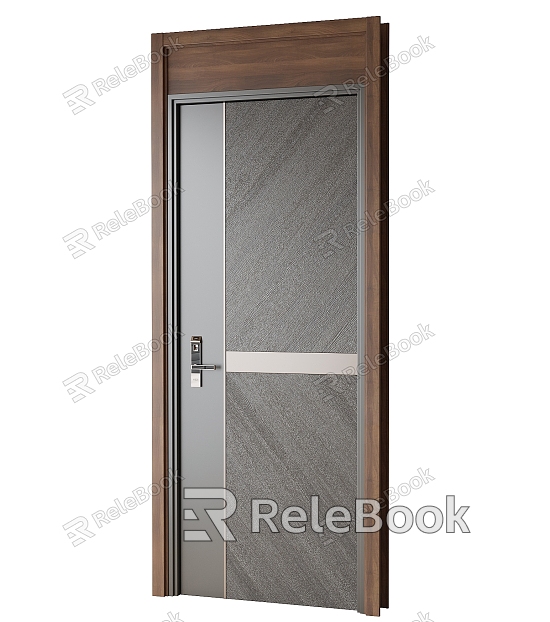 Modern entry door security door model