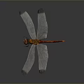 Dragonfly Thin-winged Dragonfly Le Fairy Dragonfly Purple Red Dragonfly Black Li-winged Dragonfly Big Blue Dragonfly 3d model