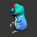 Frog Poison Frog Game Frog Reptile Cold Blooded Animal Reptile 3d model