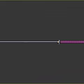 NARUTO Themed Katana Sword With Pink Blue Gradient Blade And Metallic Handle