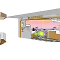 YOU Brand Specialty Store Interior Design With Display Area Seating And Digital Screen