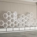 Display Shelf Display Cabinet Container Shelf Decorative Cabinet Decorative Shelf Cabinet 3d model