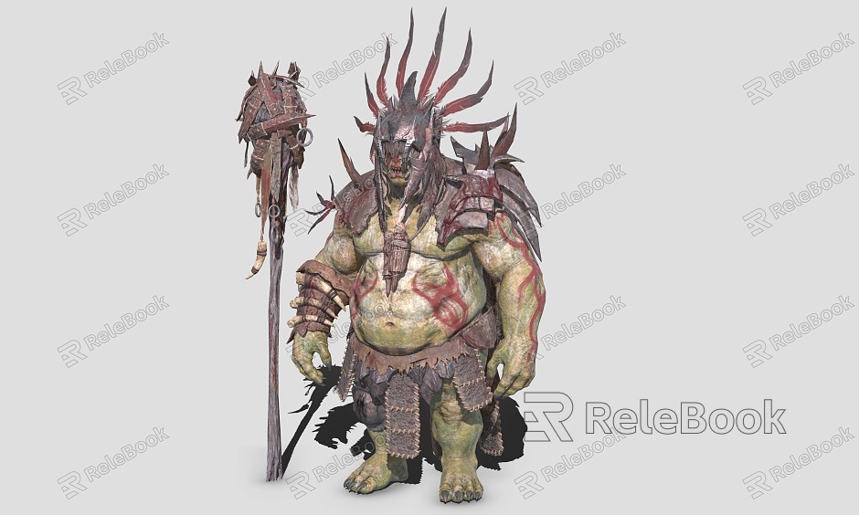 Orc Mage Warlock Shaman model