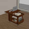 Modern Middle Ancient Side Several Mobile Side Several Square Side Several Solid Wood Mobile Side Several Lifting Side Several 3d model