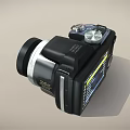 Olympus Digital Camera With Zoom Lens Control Dials And Stylish Body Design 3d model