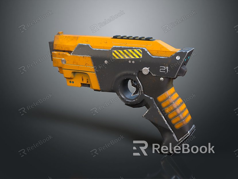 modern pistol sci-fi pistol game pistol sci-fi firearms model