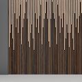 Modern background wall 3d model