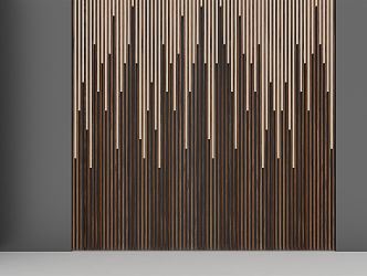 Modern background wall 3d model