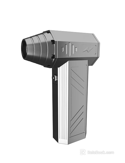 Modern Handheld Device With Sleek Structural Design 3d model 