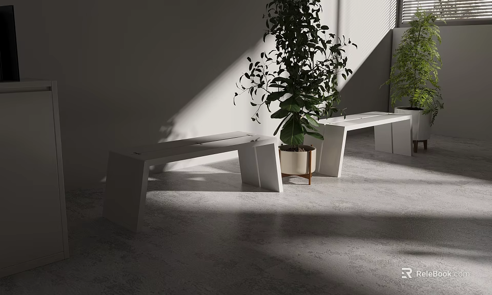 Modern Minimalist Single Chair With Comfortable Cushion For Living Room Decor 3d model 