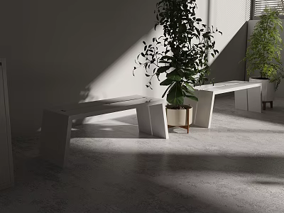 Modern Minimalist Single Chair With Comfortable Cushion For Living Room Decor 3d model