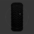 High Quality Off Road Car Tire With Deep Tread Pattern And Durable Rubber 3d model