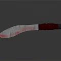 Space Exploration Knife With Silver Blade And Red Handle Design