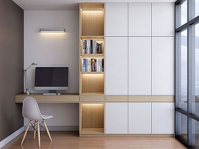 Modern Wardrobe Desk Wardrobe model