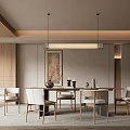 Song Style Restaurant 3d model
