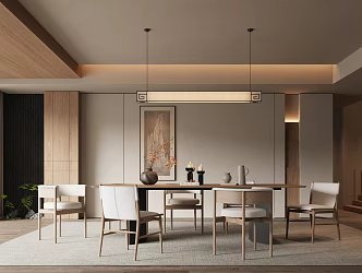 Song Style Restaurant 3d model