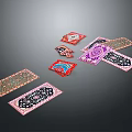 Various Colorful Decorative Rugs With Intricate Patterns And Rectangular Shapes