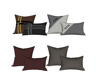 Modern pillow 3d model