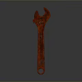 Pipe pliers wrench tool hardware tools processing tools realistic 3d model