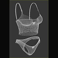 Women's Red Lace Underwear Set With Delicate Lace Design And Matching Bras And Panties