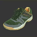 Athletic Shoes Black And Orange With Mesh Upper And Orange Sole Comfortable Lightweight Sports Footwear