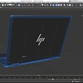 Hewlett-Packard Notebook Tablet Game Book Portable Computer Business Book Low Face Number Low Model Simple Model Movie and TV Level Super Realism 3d model