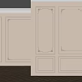 Modern Plaster Moulding Wall Decor Design With Elegant Lines And Patterns 3d model