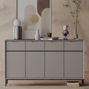 Modern Entrance Cabinet 3d model