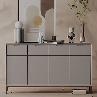 Modern Entrance Cabinet 3d model