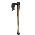 Heavy Duty Hardware Tool Axe With Metal Head And Wooden Handle For Chopping Tasks