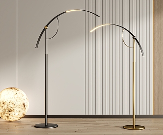 Modern floor lamp 3d model