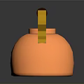 Elegant Copper Teapot With Wooden Handle And Shiny Reflective Surface For Daily Living