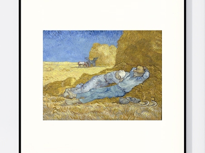 Light Luxury High-grade Van Gogh Wheat Field Rest Decoration Hanging Painting model