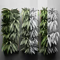 Living Green Plant Wall With Lush Ferns And Vertical Design For Indoor Decor
