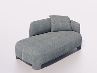 Modern chaise longue simple chaise longue sofa bench 3d model