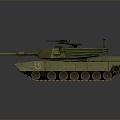 Modern Tank Light Tank Light Armored World War II Tank 3d model