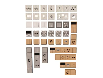 Modern Switch 3d model