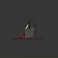Car Battery With Red Black Jumper Cables And Red Yellow Clamps