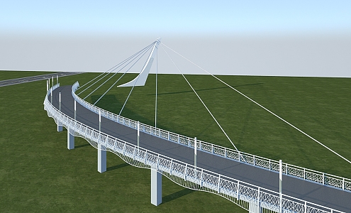 Bridge Landscape Bridge 3d model